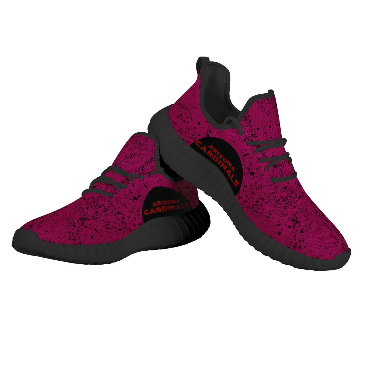 Men's Arizona Cardinals Mesh Knit Sneakers/Shoes 011